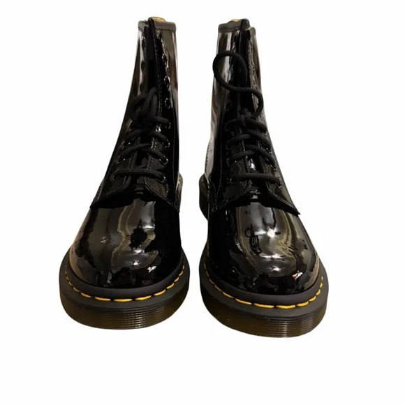Dr.Martens/1460 Patent Lamper Lace up Boots/Womens/Size: 6 - Picture 6 of 16